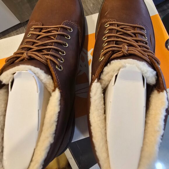 Timberland Men's Davis Square Warm Lined Chukka Rust A2G65 SZ 10.5 NEW WINTER - Picture 10 of 16